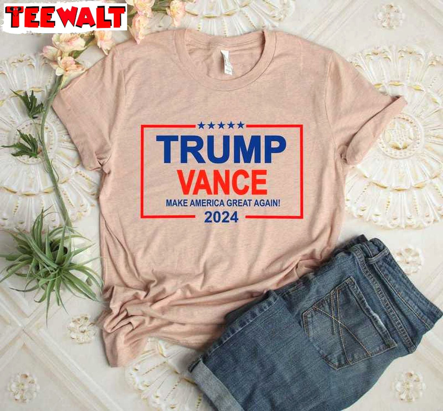 Creative Trump Vance Shirt, Limited Trump Fight Crewneck Tee Tops