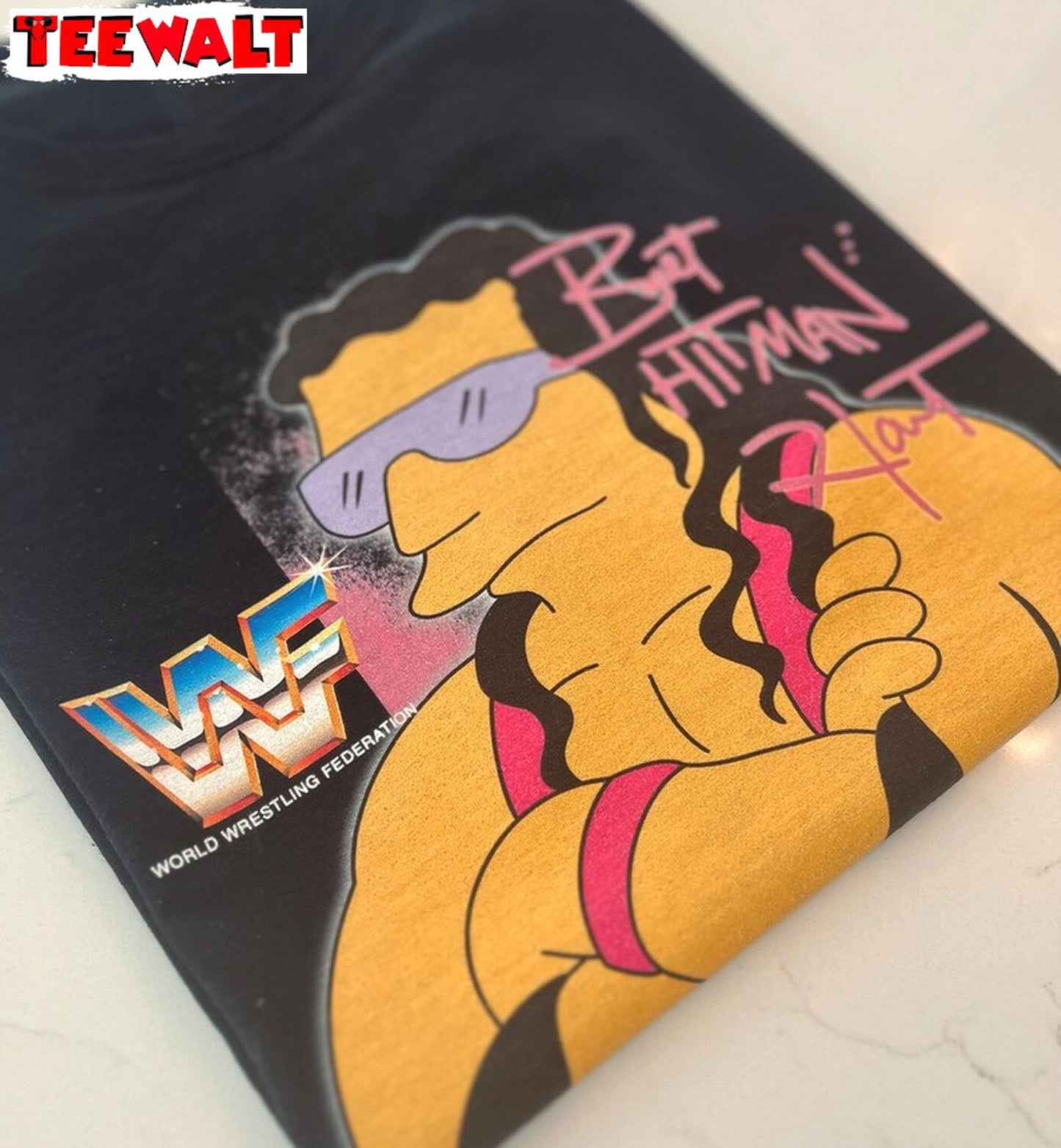 Bret Hitman Hart Shirt, Trendy Long Sleeve Sweater