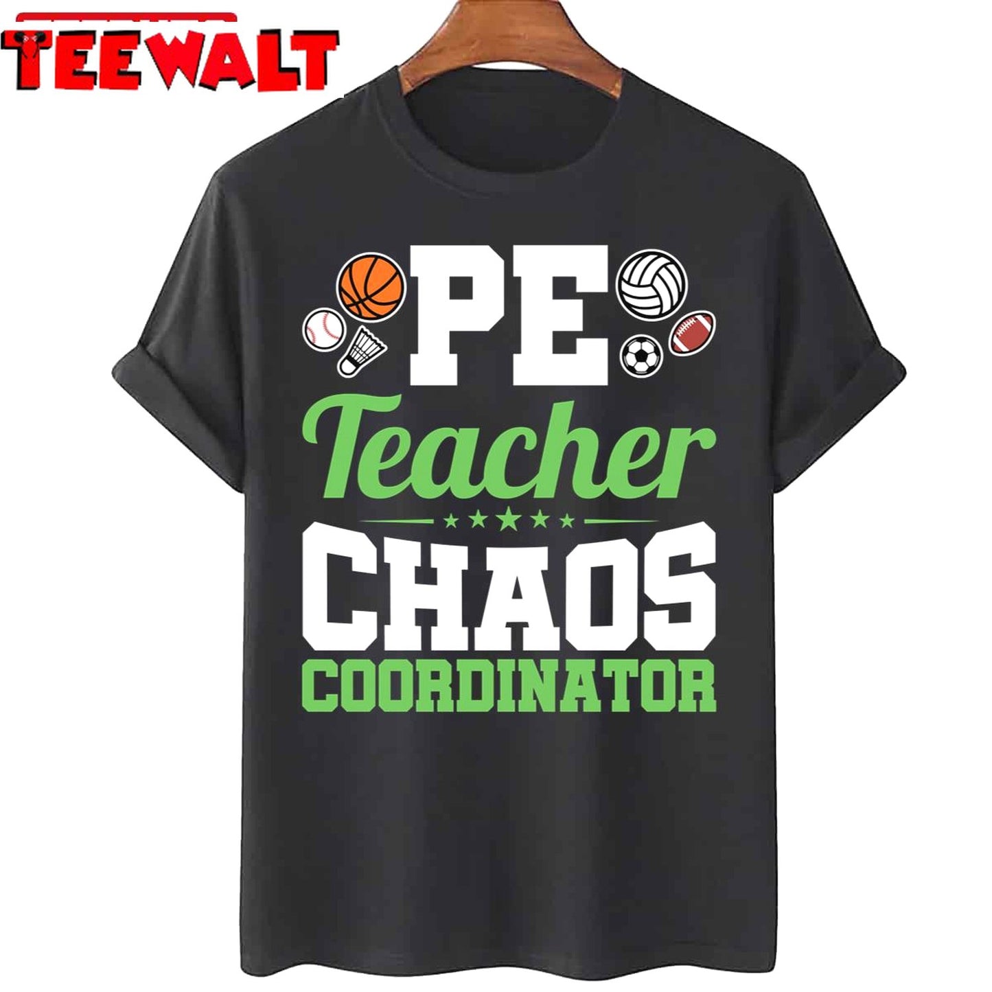 Pe Teacher Chaos Coordinator Physical Education Unisex T-Shirt