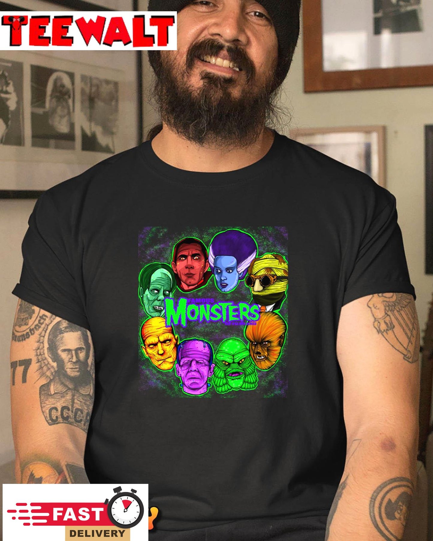 Famous Monsters of Filmland Unisex T-Shirt