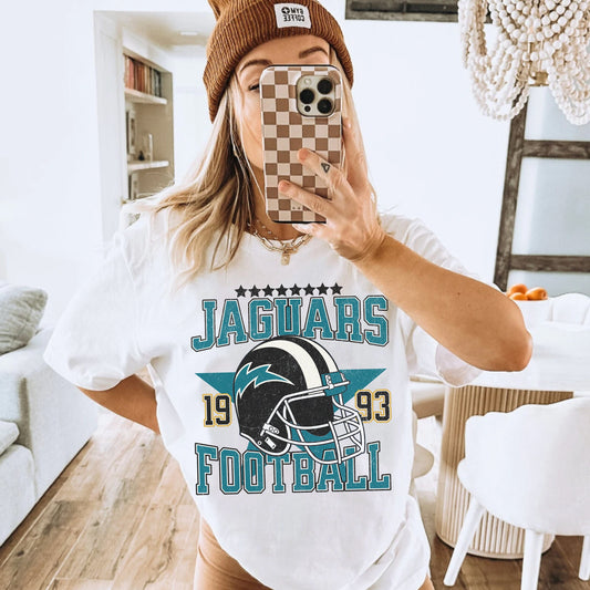 Jacksonville Football Shirt - Retro Style Jaguars Sweatshirt For Fans