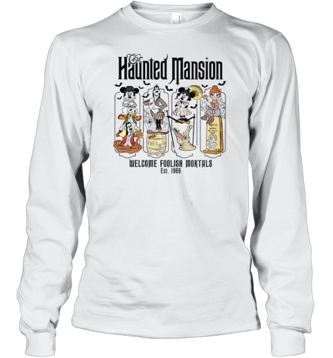 Disney Halloween Haunted Mansion Welcome Foolish Mortals Est 1969 T-Shirt