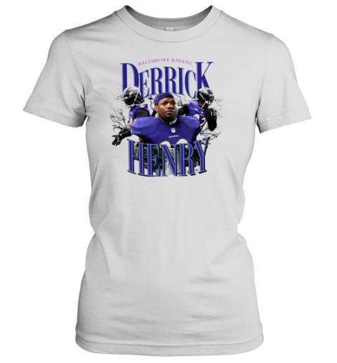 Derrick Henry Baltimore Ravens Waterfall T-Shirt