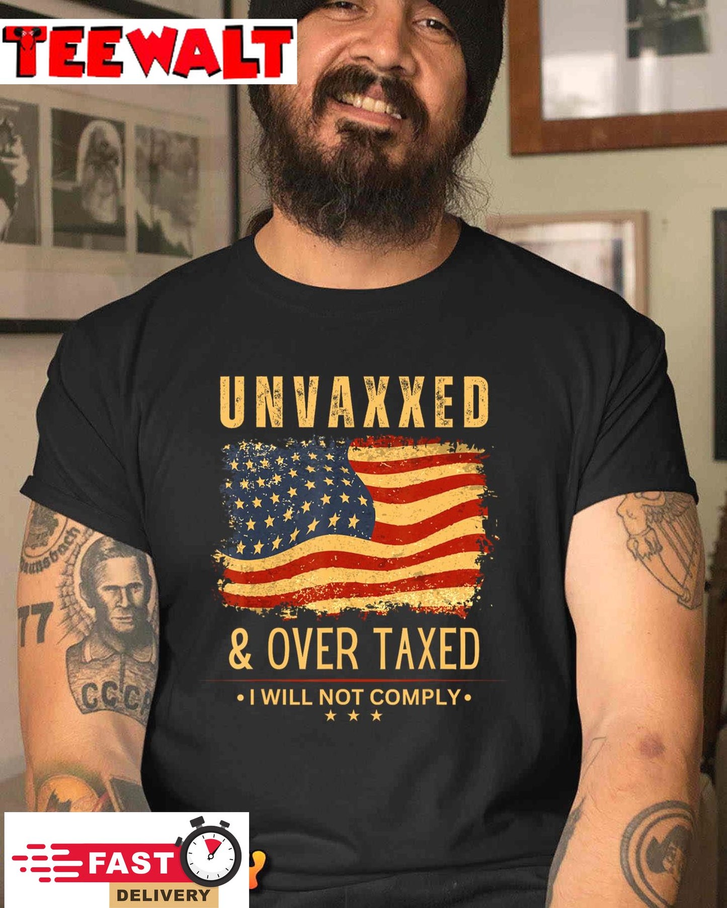 Unvaxxed and Overtaxed T-Shirt