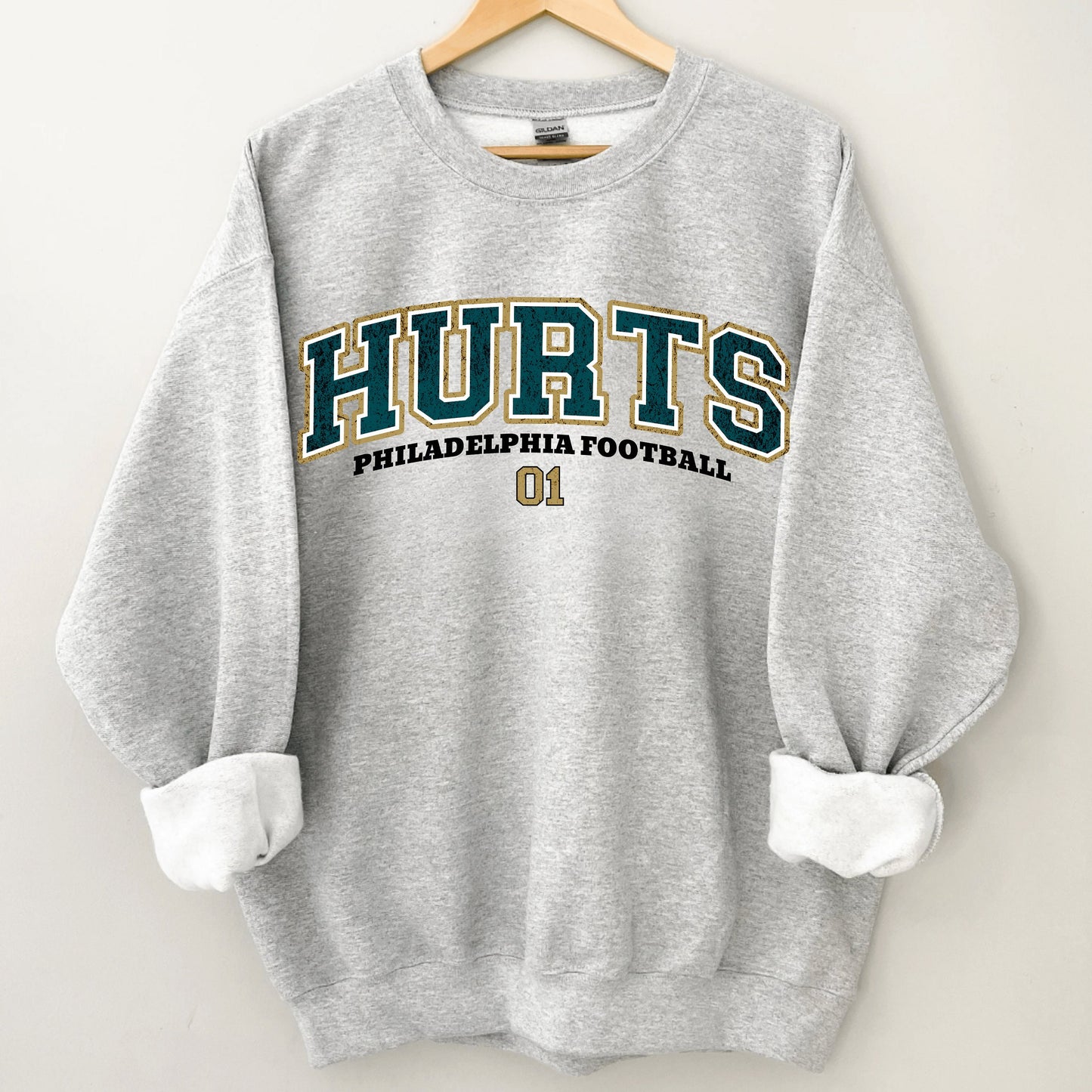 Vintage Jalen Hurts Sweatshirt - Philadelphia Eagles Football Shirt