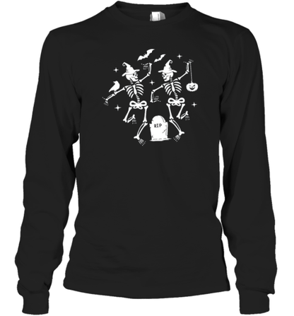 Dance Skeleton Halloween Teacher T-Shirt