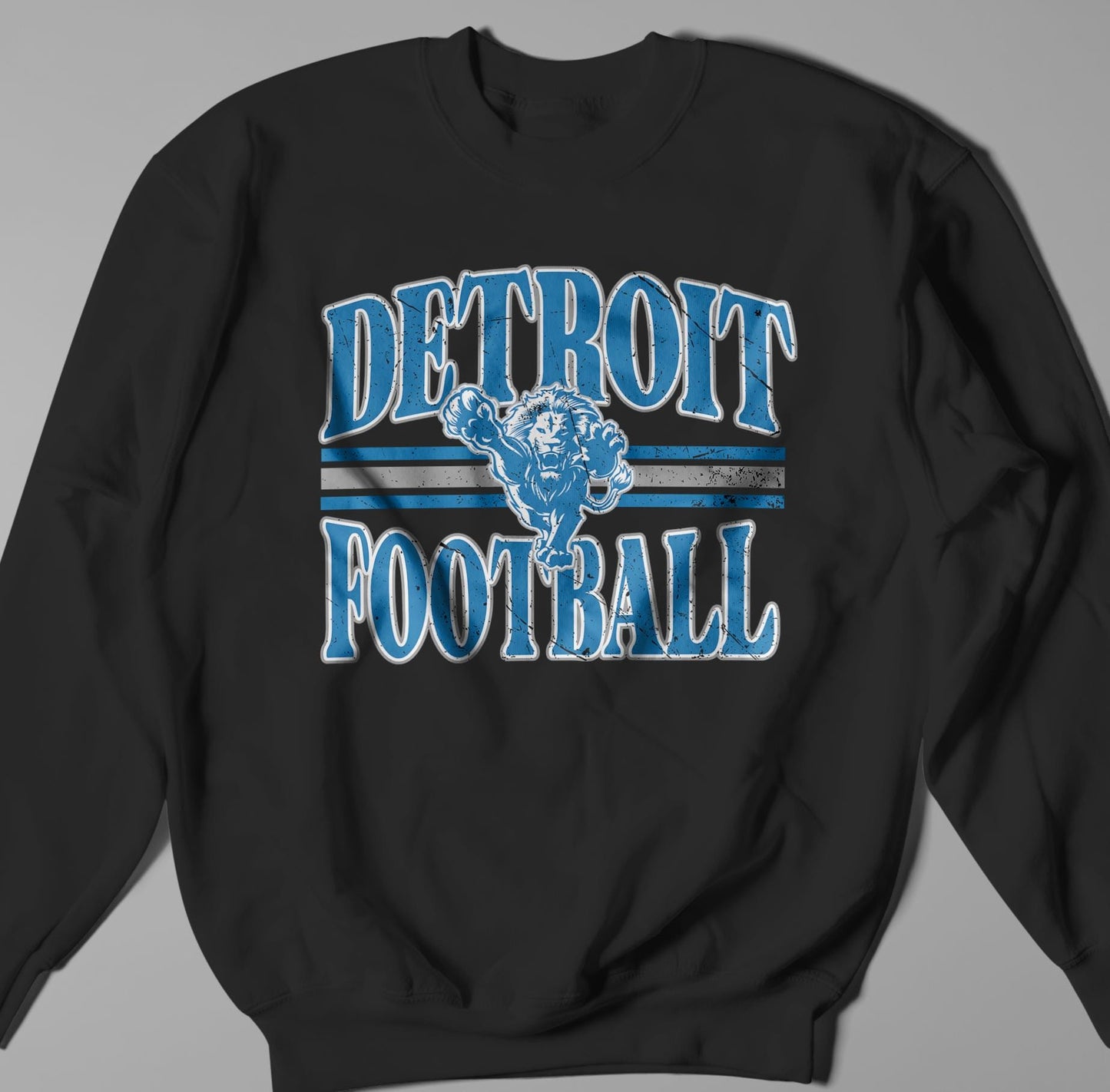 Detroit Football Game Day Vintage Sweatshirt Hoodie