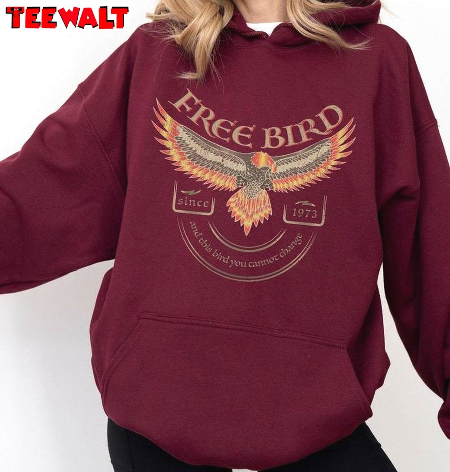 Awesome Old School Band Sweatshirt , Free Bird America Inspirational Shirt Sweater