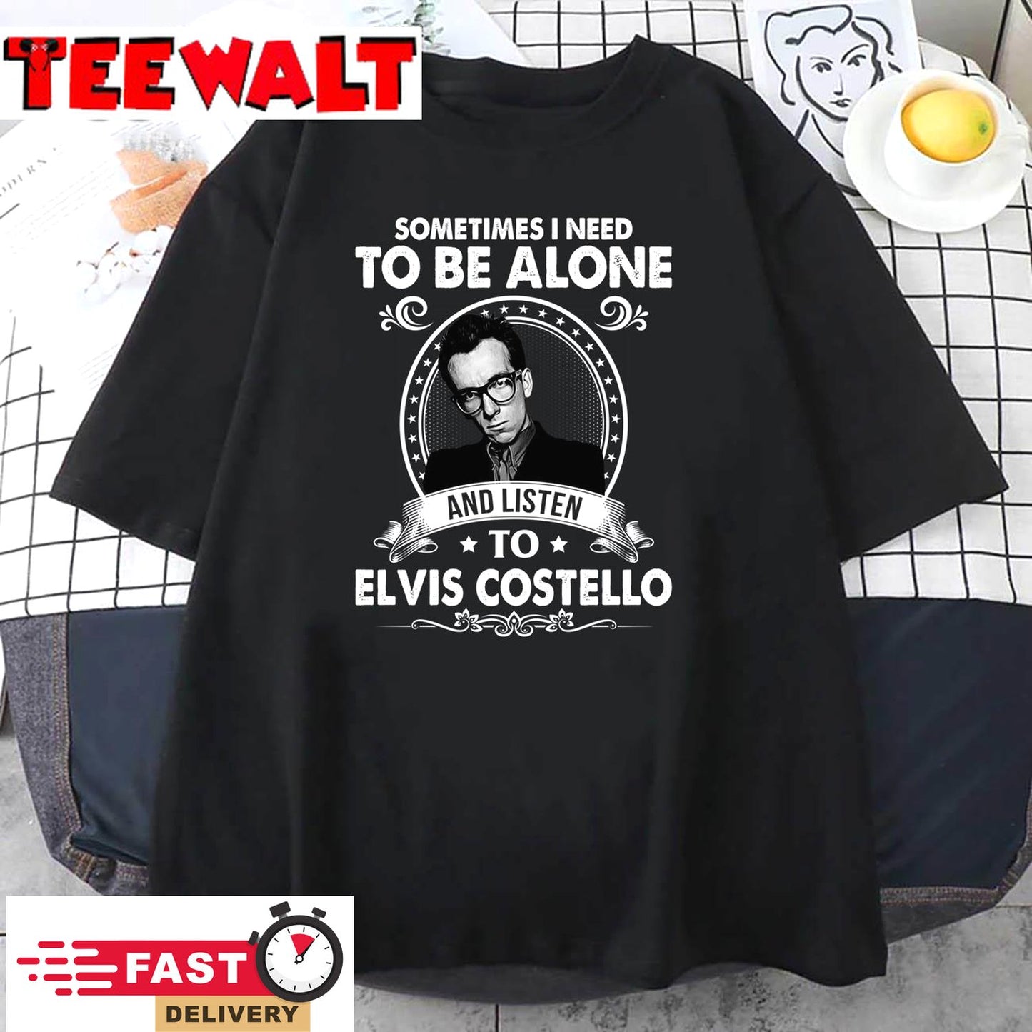 Sometime I Need To Be Alone and Listen To Elvis Costello Unisex T-Shirt