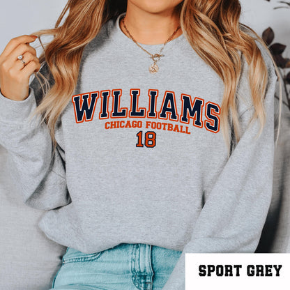 Caleb Williams Bear Football Crewneck Chicago Football Sweatshirt Gift