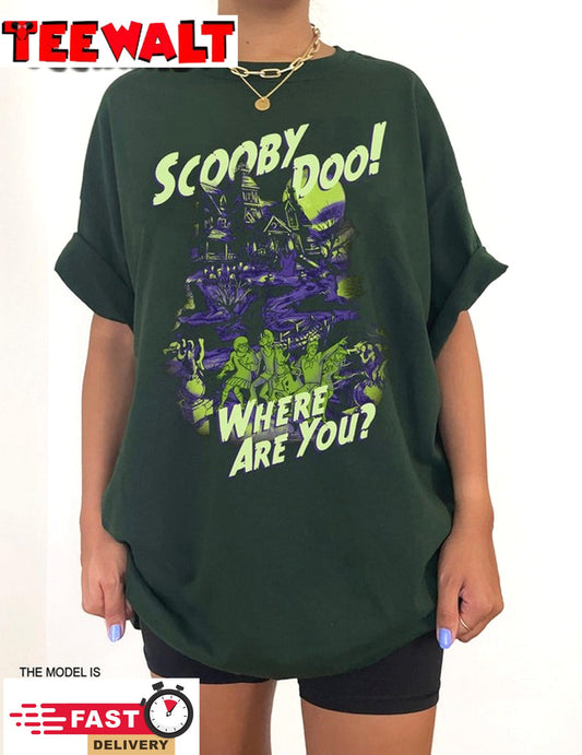 Scooby Doo Where Are You Shirt, Scooby-Doo Mystery Incorporated Scary House Shirt