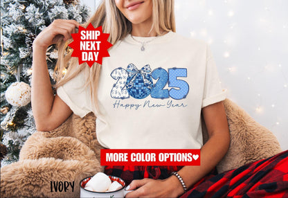 New Year 2025 Happy Crew Sweatshirt