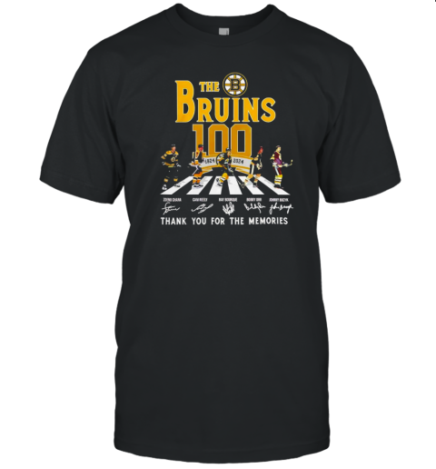 Boston Bruins 100 Thank You For The Memories T-Shirt