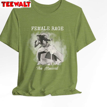 Female Rage The Musical Groovy Shirt, Must Have Female Rage Short Sleeve Crewneck