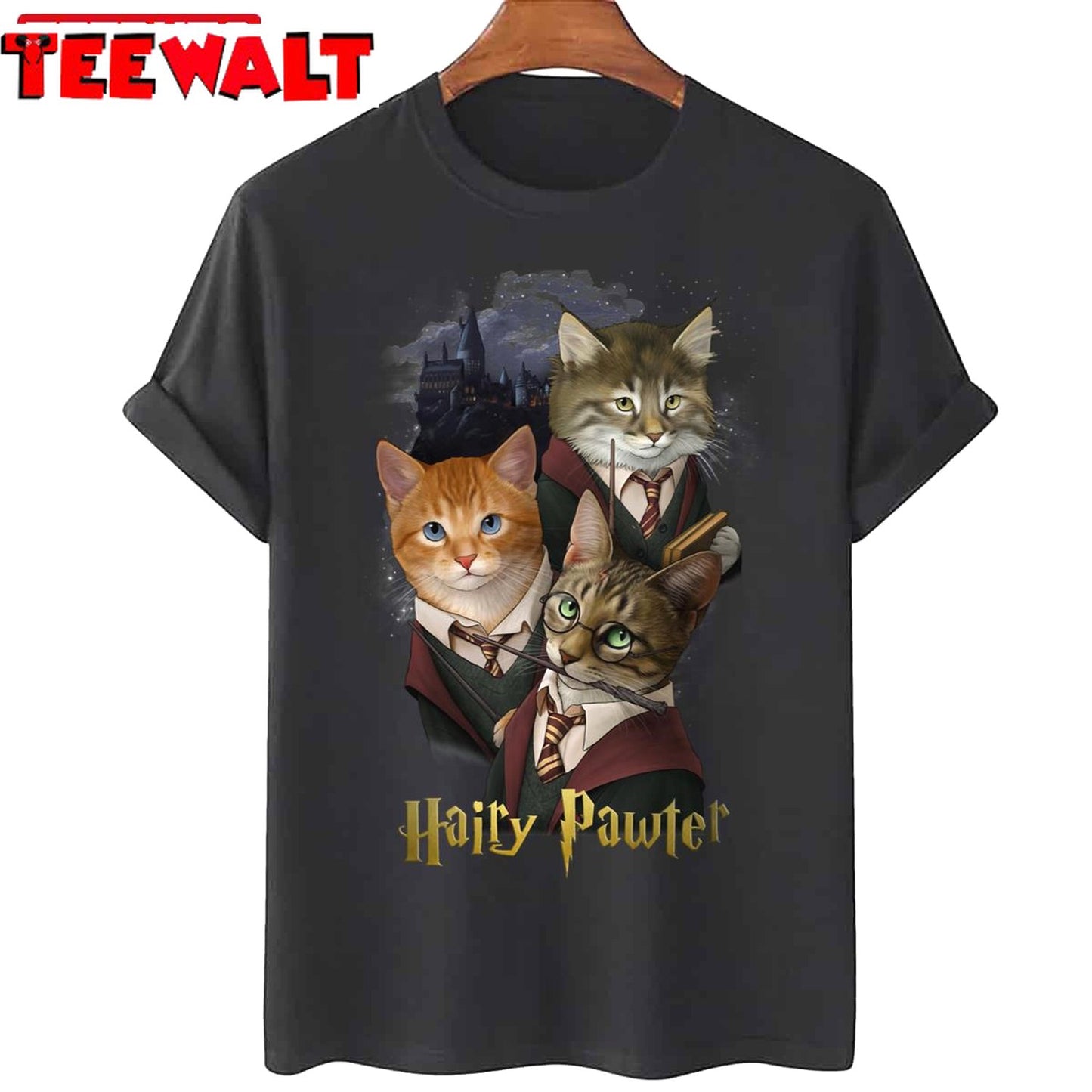 Hairy Pawter Parody Cats Harry Potter Unisex T-Shirt