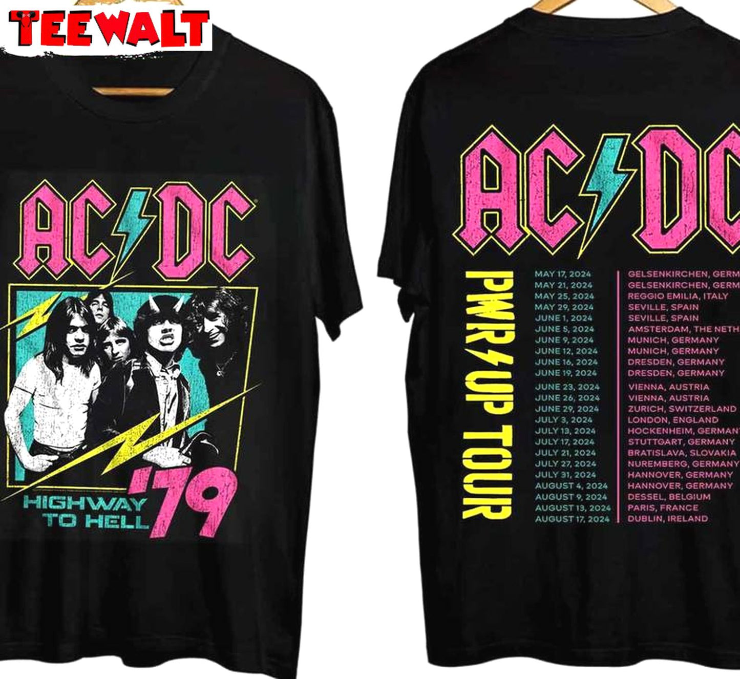 Must Have Acdc Band Shirt, Retro Rock Band Unisex T