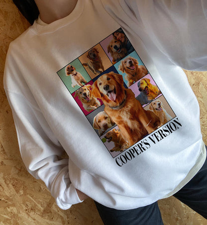 Custom Pet Portrait Shirt - Personalized Dog Bootleg Design