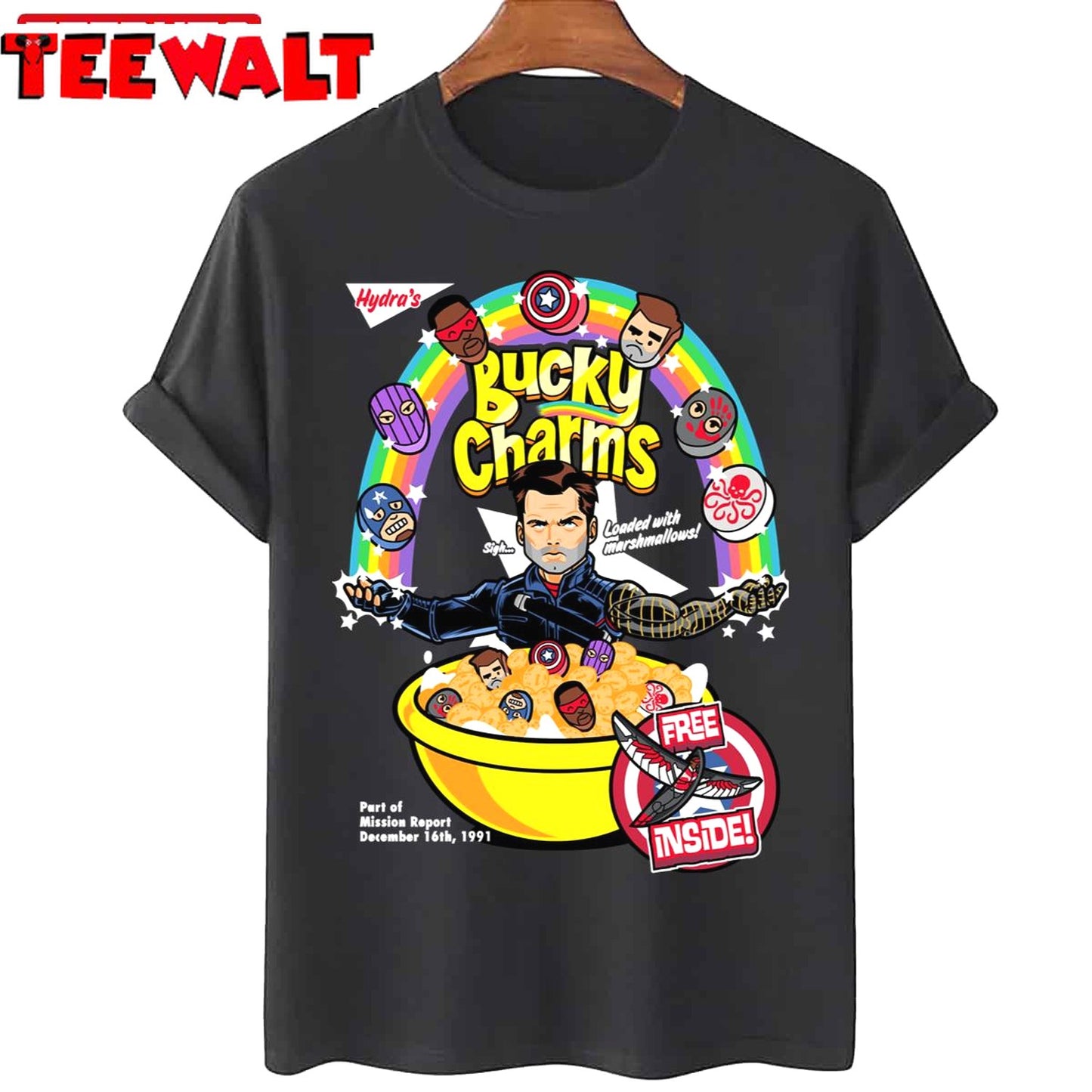 Hydra's Bucky Charms Marvel Cereal Unisex T-Shirt