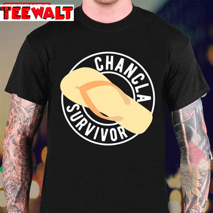 Funny Chancla Survivor Unisex T-Shirt