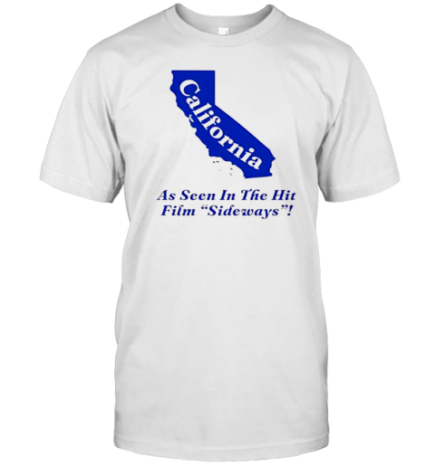 California As Seen In The Hit Film Sideways T-Shirt