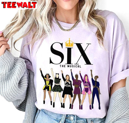 Broadway Six Musical Inspired Unisex Hoodie, Limited Six The Musical Shirt Sweater