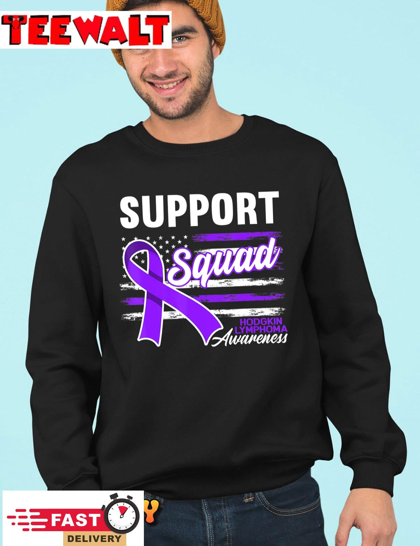 Cancer Awareness I Support Squad I Hodgkin Lymphoma T-Shirt