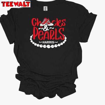 Chucks And Pearls Shirt, Classic Unisex T Shirt Hoodie