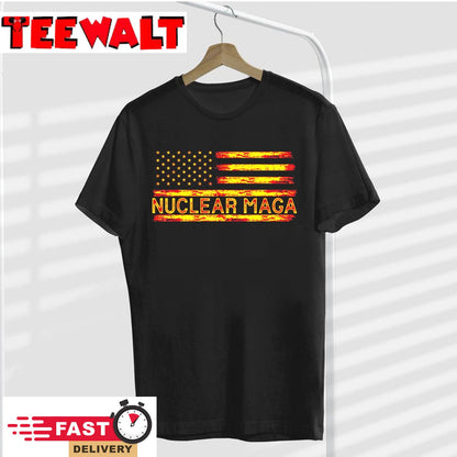 Nuclear Maga USA flag T-Shirt