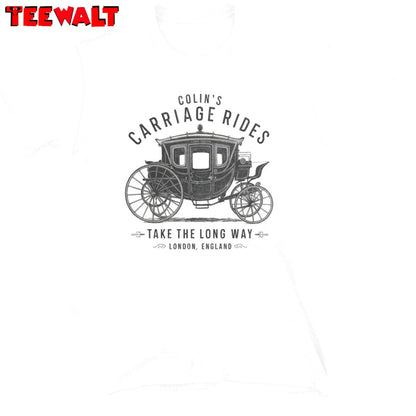 Creative Take The Long Way Crewneck, Penelope And Colin Bridgerton Shirt