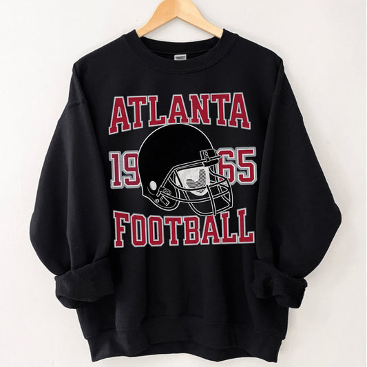 Atlanta Football Sweatshirt - Vintage Falcon Crewneck - Retro Atlanta