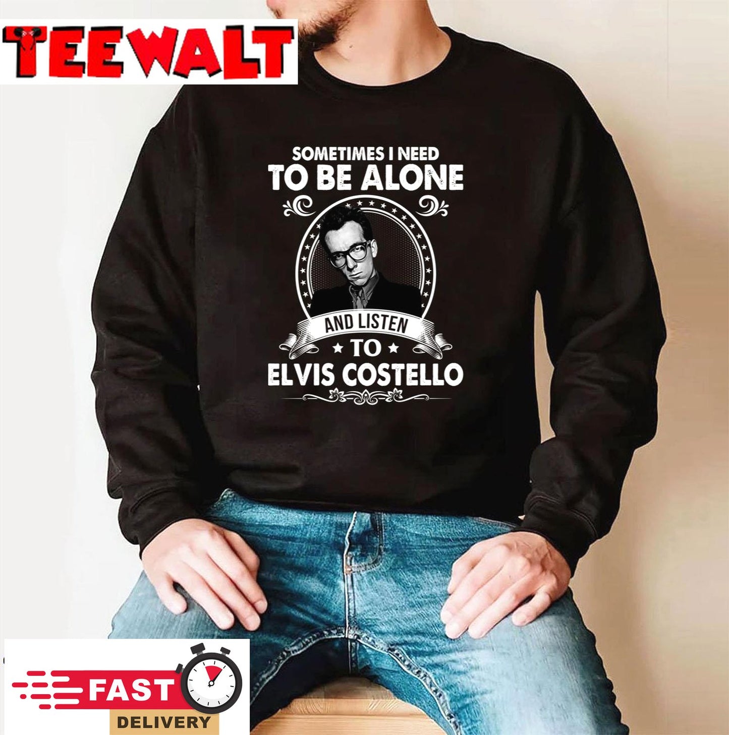 Sometime I Need To Be Alone and Listen To Elvis Costello Unisex T-Shirt