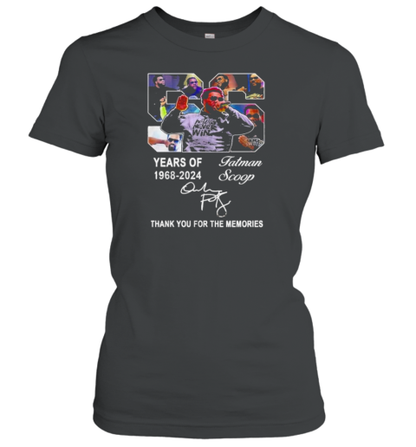 Fatman Scoop 56 Years Of 1968 2024 Thank You For The Memories T-Shirt