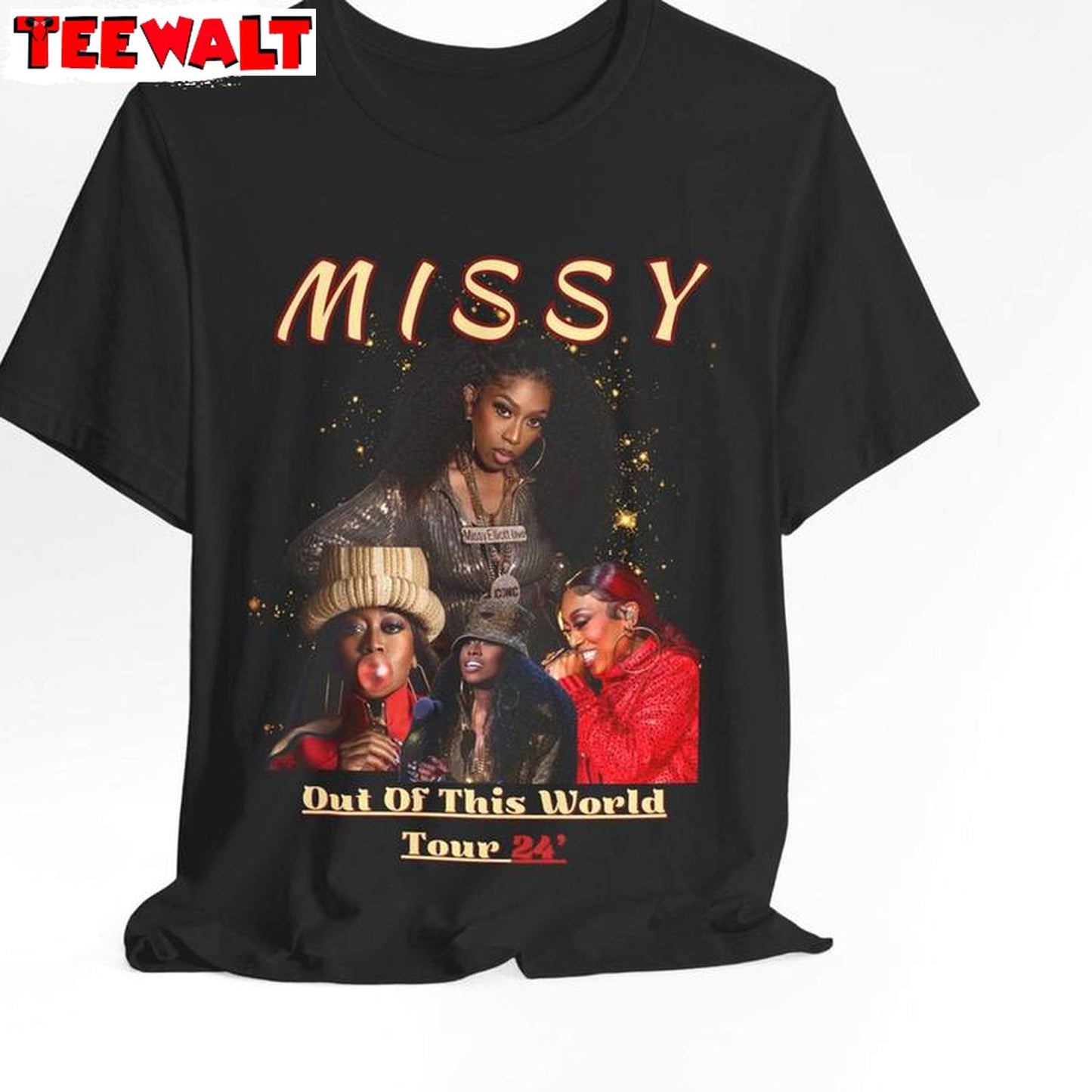 Unique Missy Elliott Shirt, Out Of This World 2024 Concert Long Sleeve Tee Tops