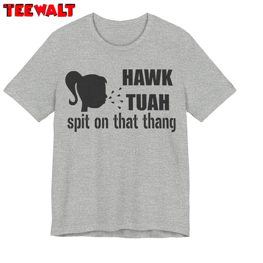 Funny Video Viral Unisex Hoodie, Groovy Hawk Tuah Spit On That Thang