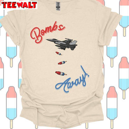 Bomb Pop S Away Multiple Air Trendy Short Sleeve