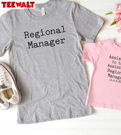 Trendy Regional Manager Shirt, New Rare Short Sleeve Long Sleeve For Men Women