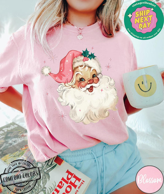 Retro Santa Christmas Sweatshirt Perfect Gift