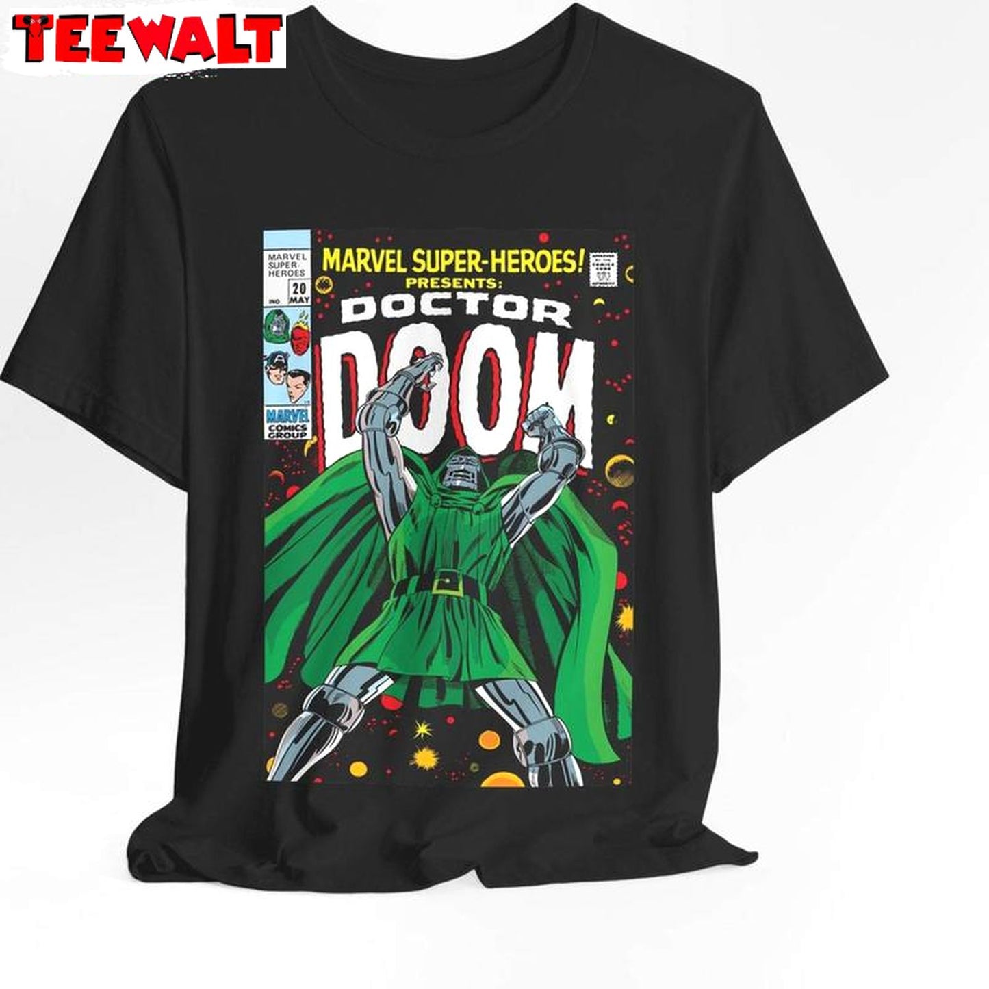 90s Dr Doom Shirt, Vintage Crewneck Hoodie