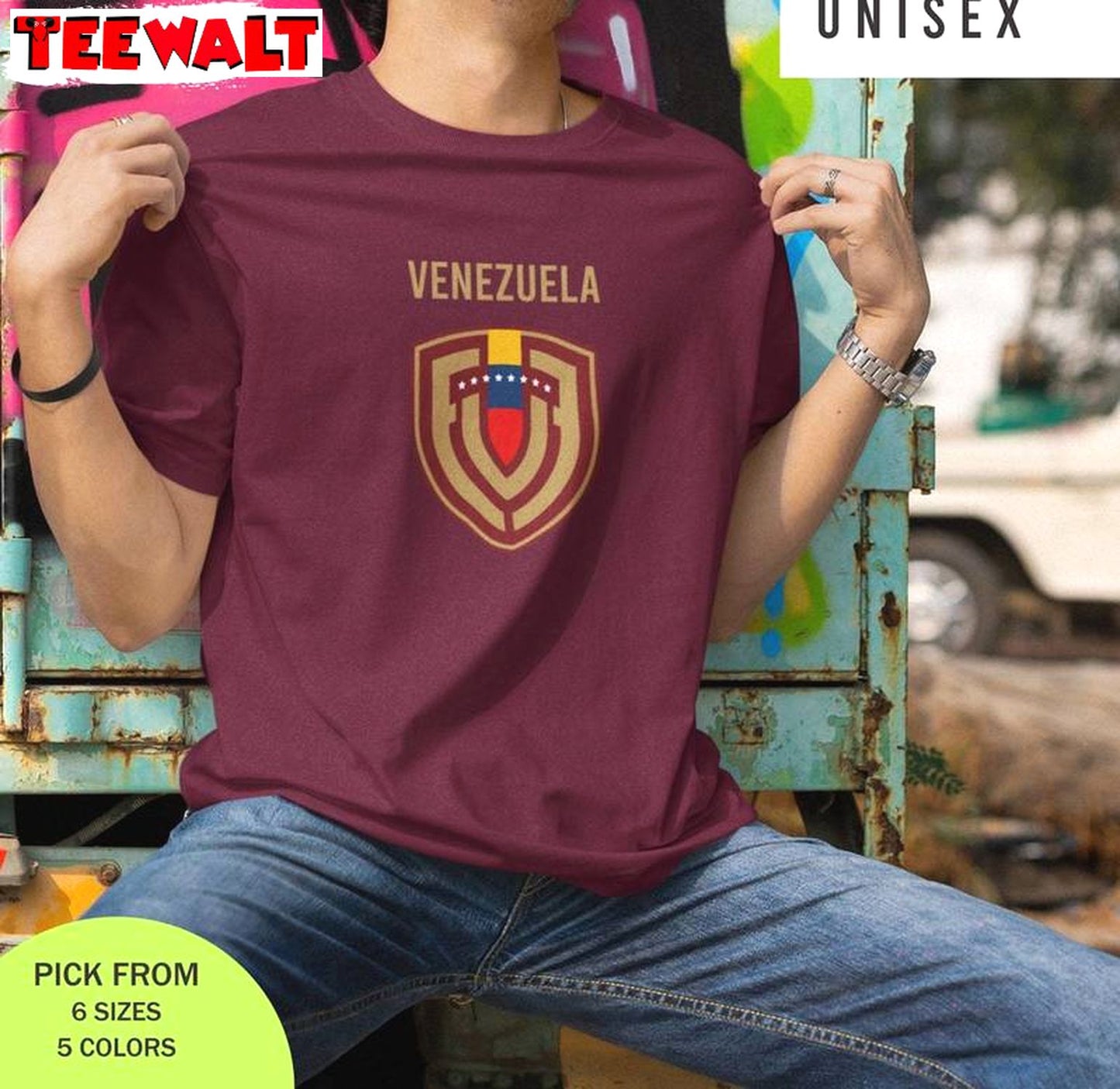 Mango Tango Fe Limited Shirt, Trendy Venezuela Soccer Team Crewneck Long Sleeve