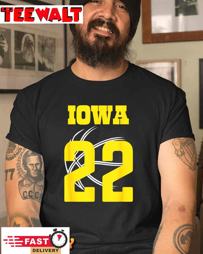 Caitlyn Clark 22 Iowa Girls And Boys T-Shirt