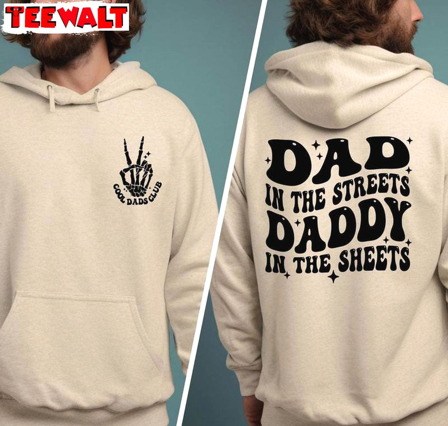 Dad In The Streets Daddy In The Sheets Trendy Shirt, Father's Day Crewneck