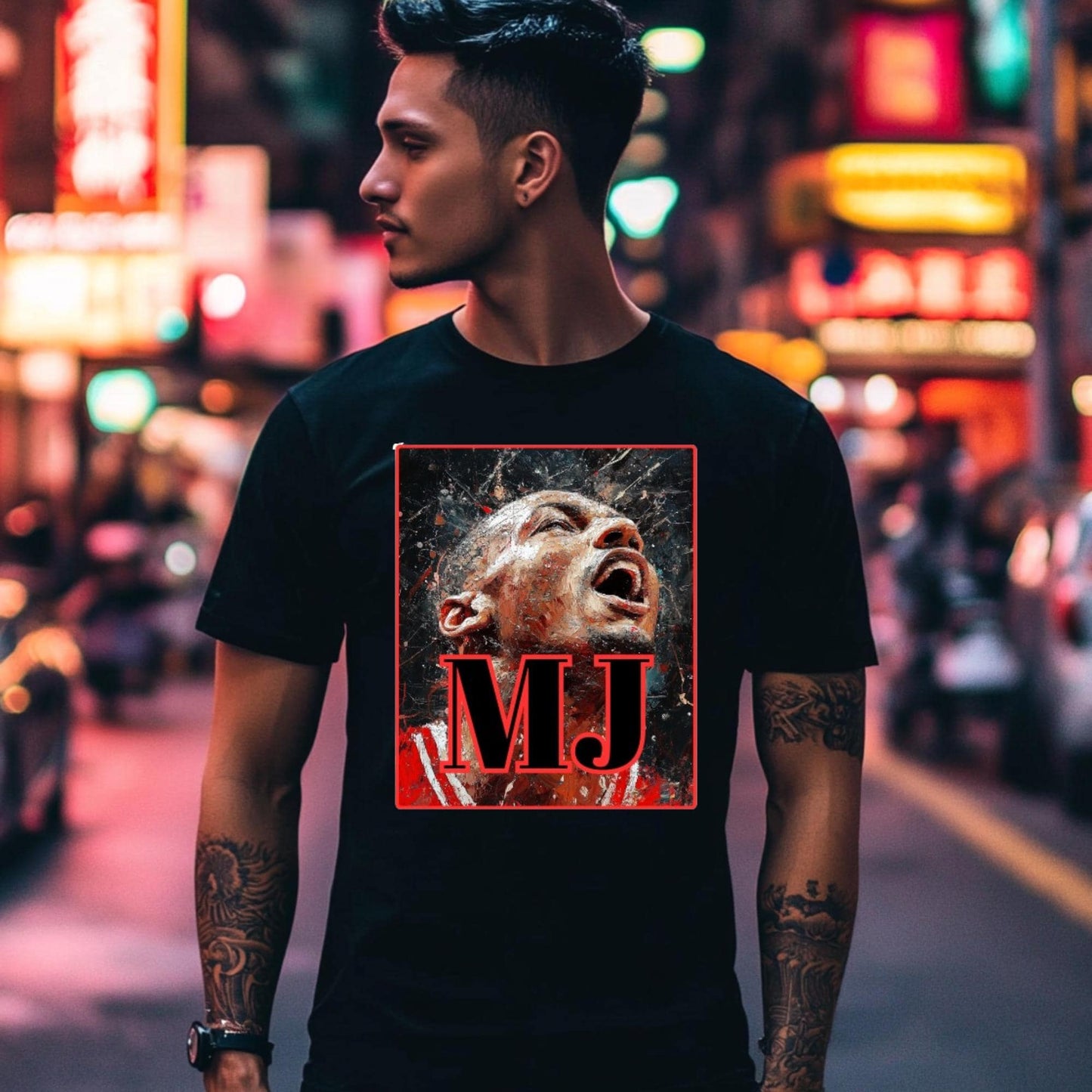 Michael Jordan Vintage T-Shirt, Mj Streetwear Men'S Tee