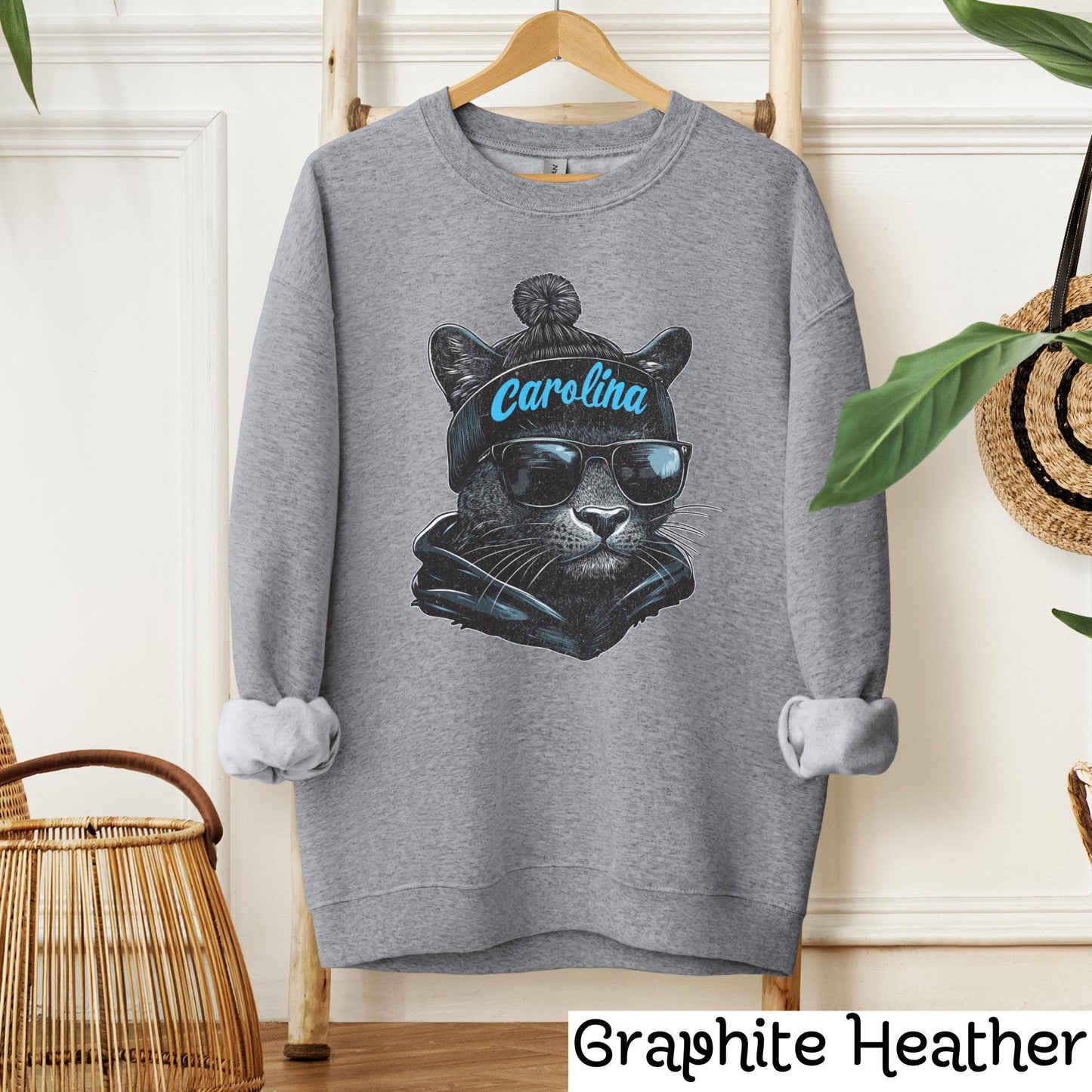 Carolina Football Crewneck Sweatshirt Vintage Game Day Gift