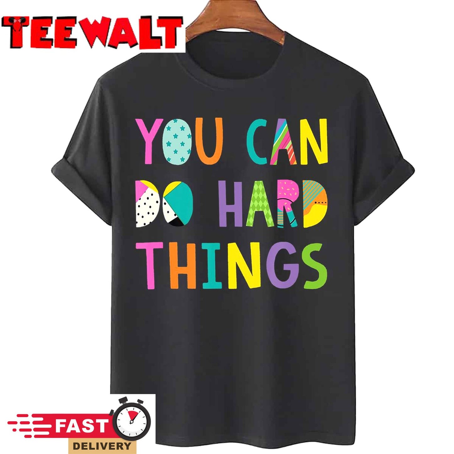 You Can Do Hard Thing Vintage Teacher Back To School T-Shirt