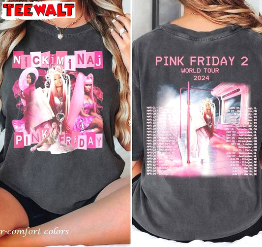 Limited Nicki Minaj Pink Friday Shirt, Vintage Nicki Minaj World Hoodie