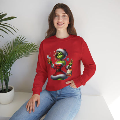 Bougie Grinch Girl Funny Festive Holiday Ugly Christmas