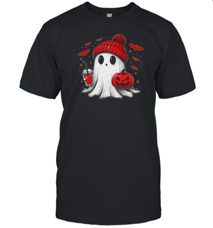 Halloween Tampa Bay Buccaneers NFL Football Fan Ghost With Pumpkin T-Shirt