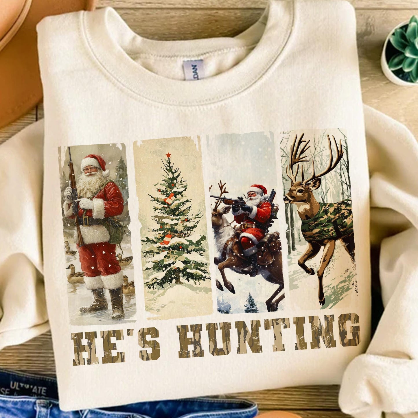 Christmas Hunting Coquette Reindeer Shirt