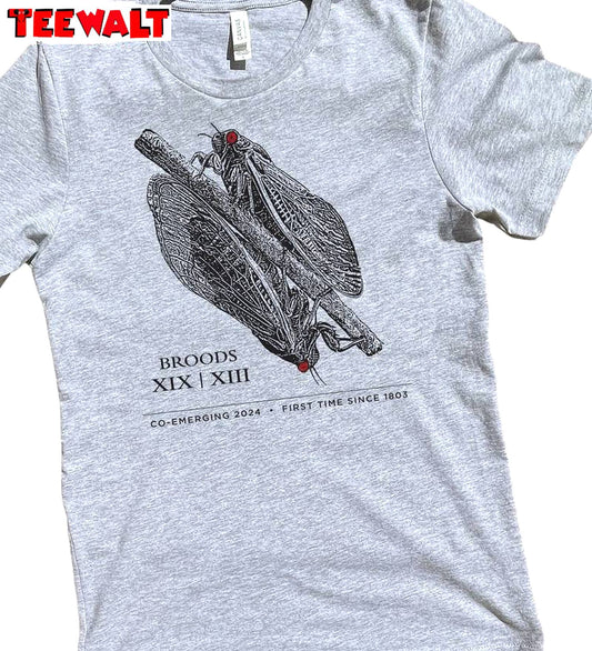 Cicada Apocalypse Shirt, Cicada Co Emergence Cicada Unisex Hoodie Short Sleeve