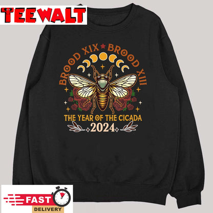 Cicada Lover Brood XIX Brood XIII Year Of The Cicada 2024 T-Shirt